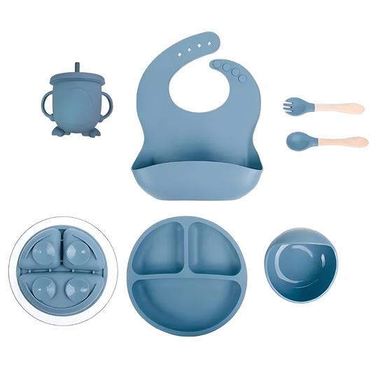 Feedo Silicone Set | Veilig Baby Voeden – 6-delige Set