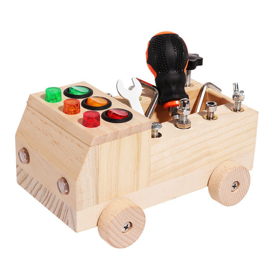 EcoToys Montessori Brandweerwagen | Ontdek de creativiteit - Educatief Speelgoed voor Kinderen