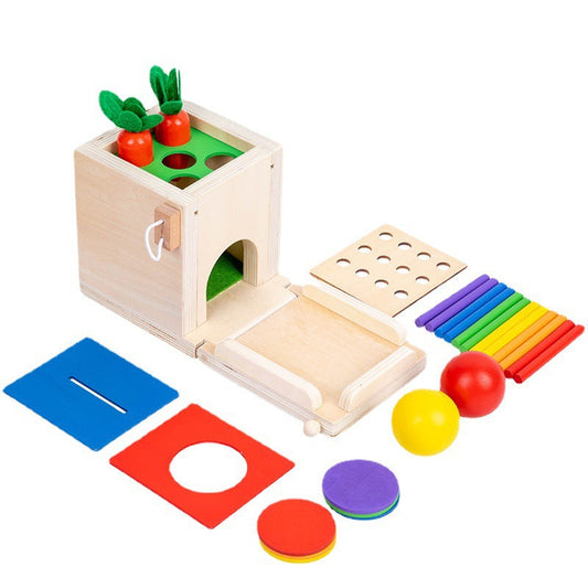 EcoToys Geometrix Toren | Stimuleer de creativiteit - Montessori speeldgoed