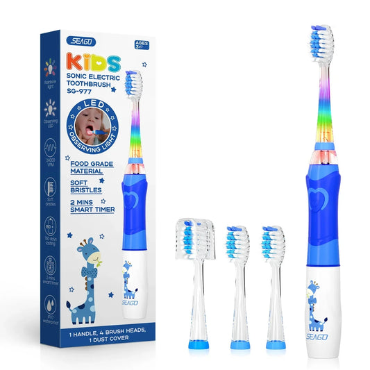 Happy Smile Kids Electric Toothbrush | Transformeer tandenpoetsen in een avontuur! - Veilig en Speels Schoonmaken