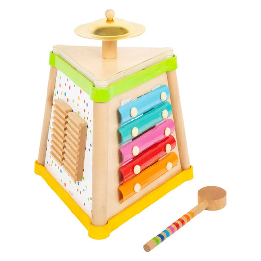 EcoToys Melody Triangle | Muzikale ontdekking voor kinderen - Xylophon en Trommel in één