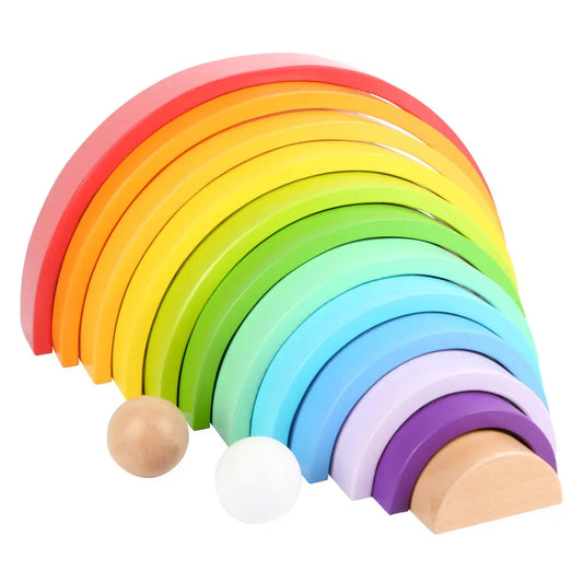 EcoToys Rainbow Dreams | Stimuleer de creativiteit van je kind - Bouwplezier met een Regenboogpuzzel